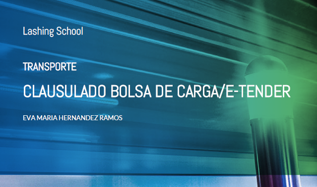 Clausulado de estiba y amarre para bolsas de carga/E-tenders