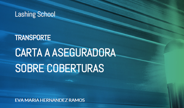 Carta de comunicación a la aseguradora (coberturas estiba)