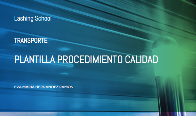 Plantilla de proceso de calidad (versión cargador)