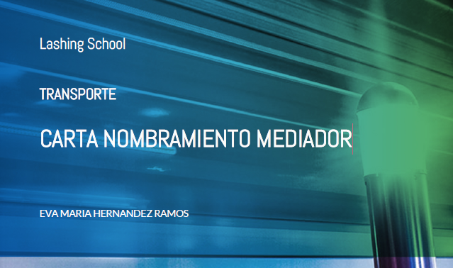 Modelo de carta de nombramiento mediador de seguros