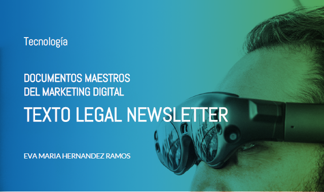 Texto Legal para Newsletter página web