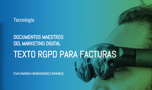 Clausula RGPD para facturas