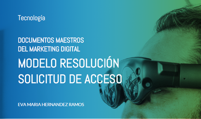 Modelo de resolución de solicitud de acceso a datos (RGPD)
